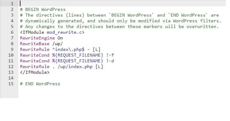 فایل htaccess